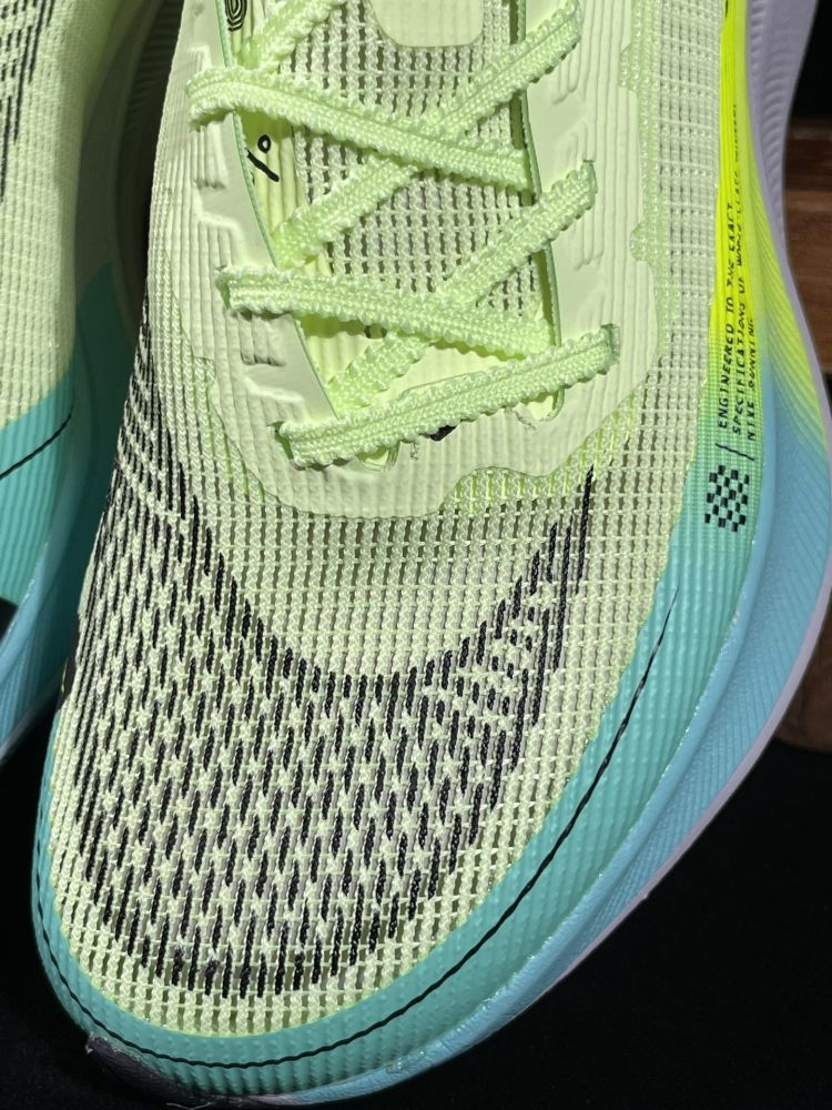 Sneakers ZoomX Vaporfly Next 2 Barely Volt Turquoise CU4123-700 фото 8