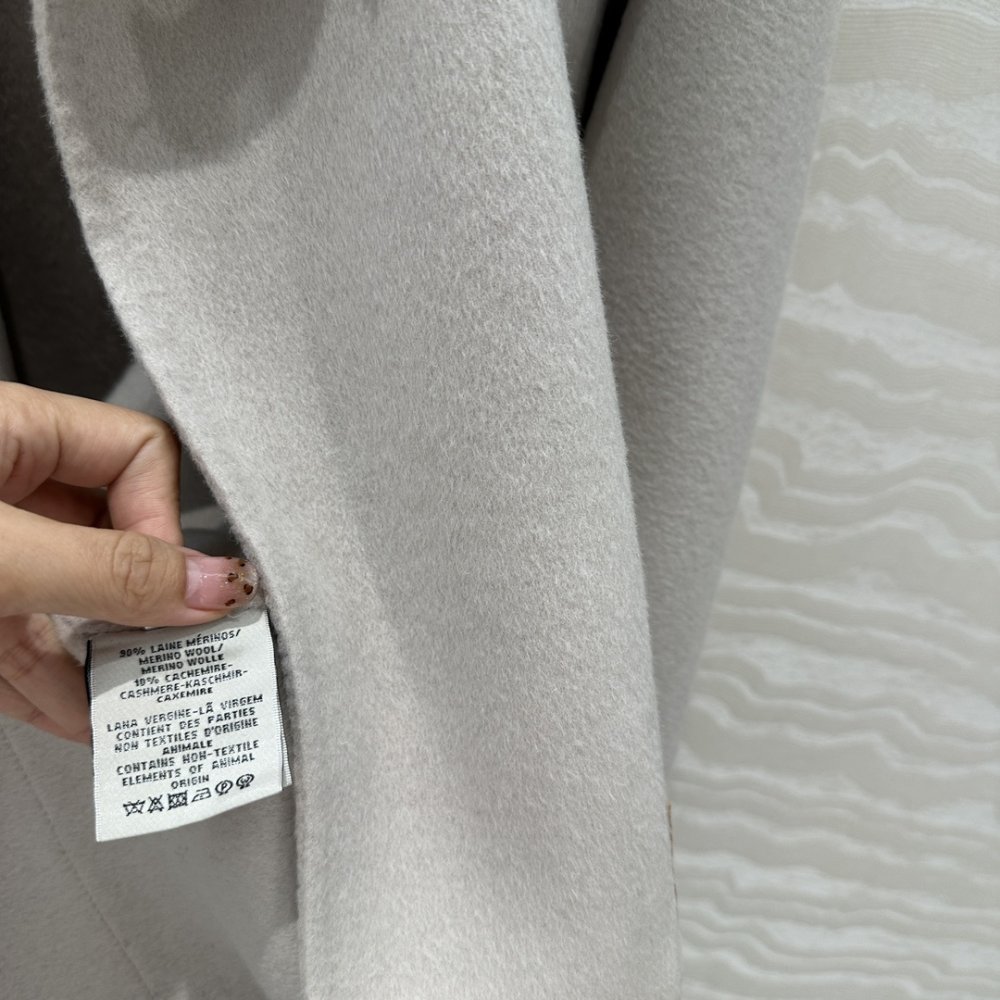 Двостороннє кашемірове пальто з капюшоном фото 8