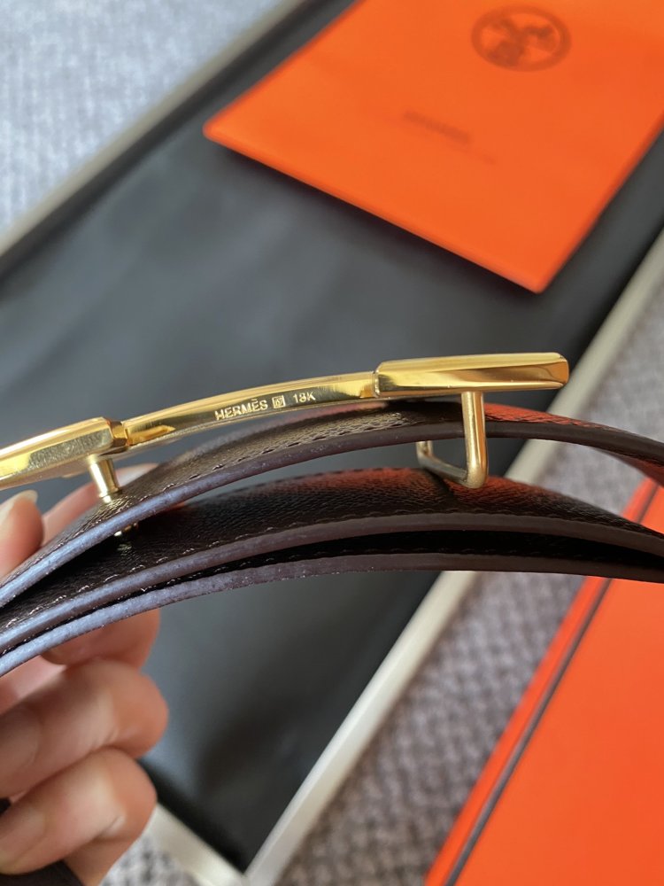 Belt leather 38 mm фото 5