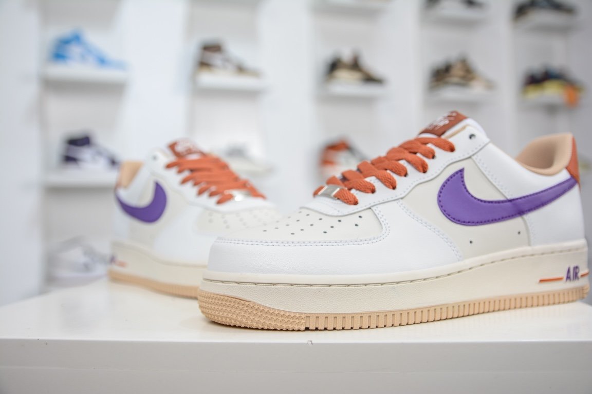 Кроссовки Air Force 1 07 Low Purple Cabbage YY3188-102 фото 4