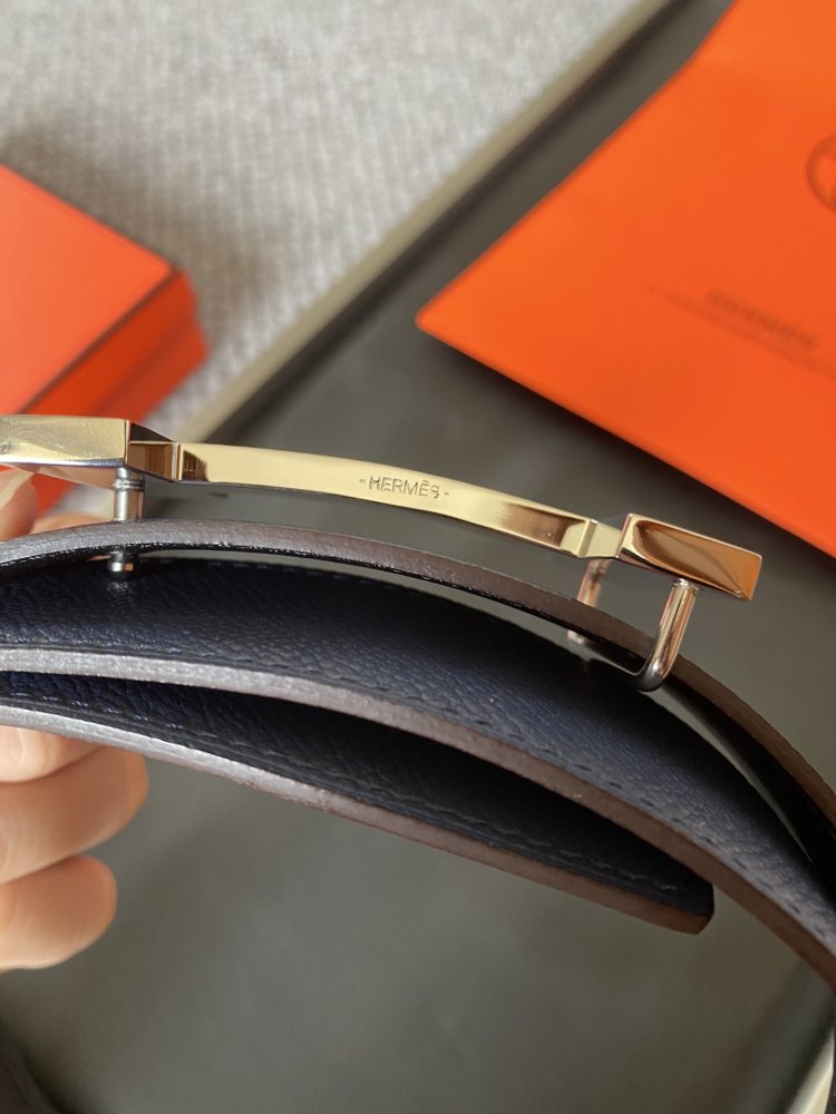 Ремень кожаный 38 мм фото 3