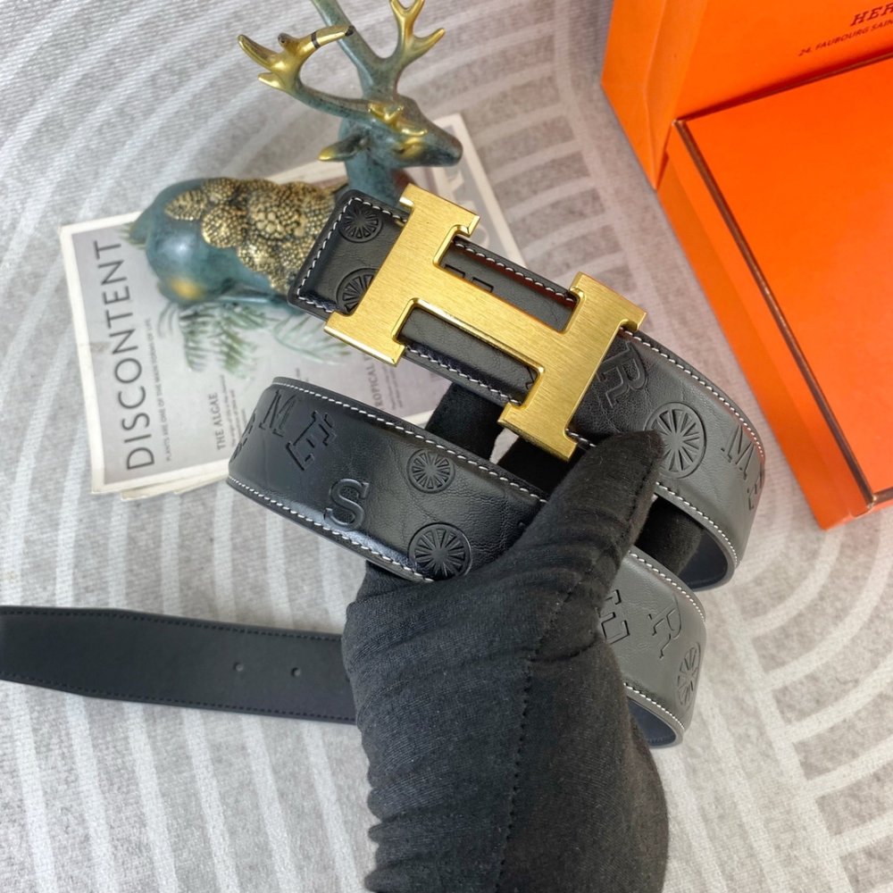 Ремінь шкіряний 38 мм фото 3