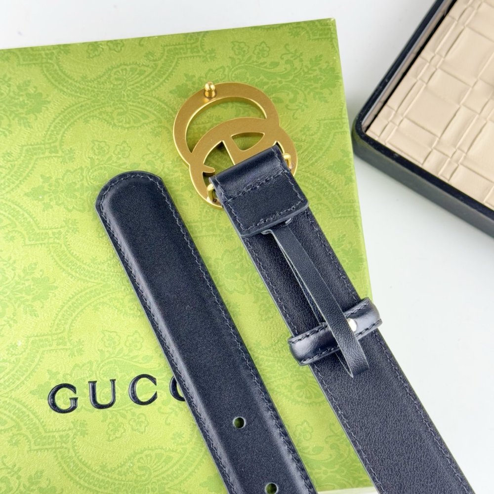 Belt leather 30 mm фото 3