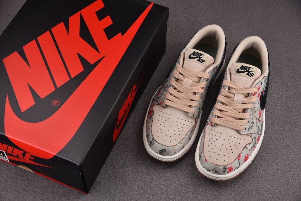 Кроссовки Rui Hachimura x Air Jordan Air 1 Retro Low OG Cranes фото 7