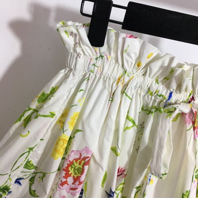 Плиссированная юбка с цветочным принтом фото 4