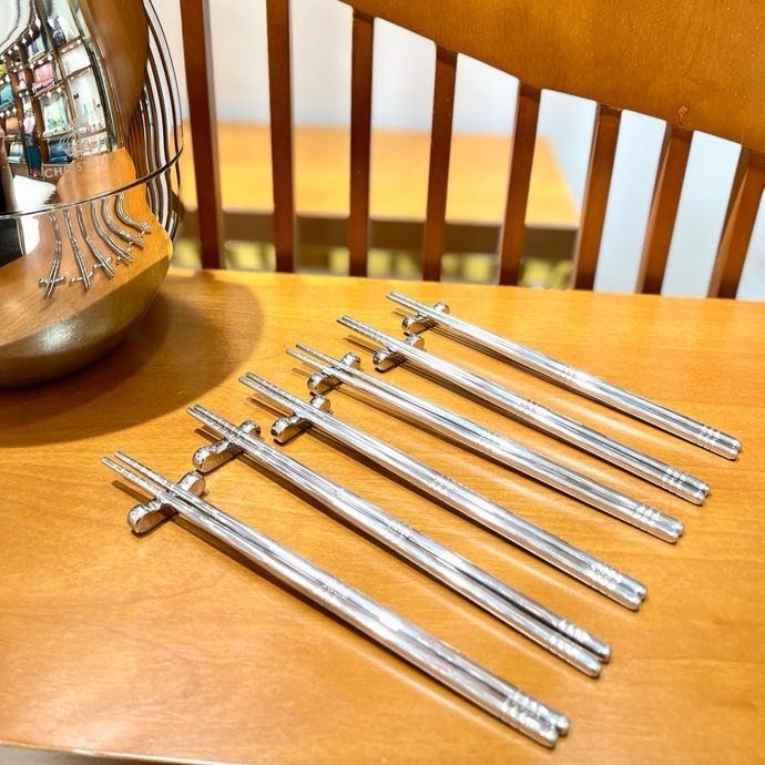 Набор столовых приборов Christofle Quinting Edition яйцо в серебре фото 5