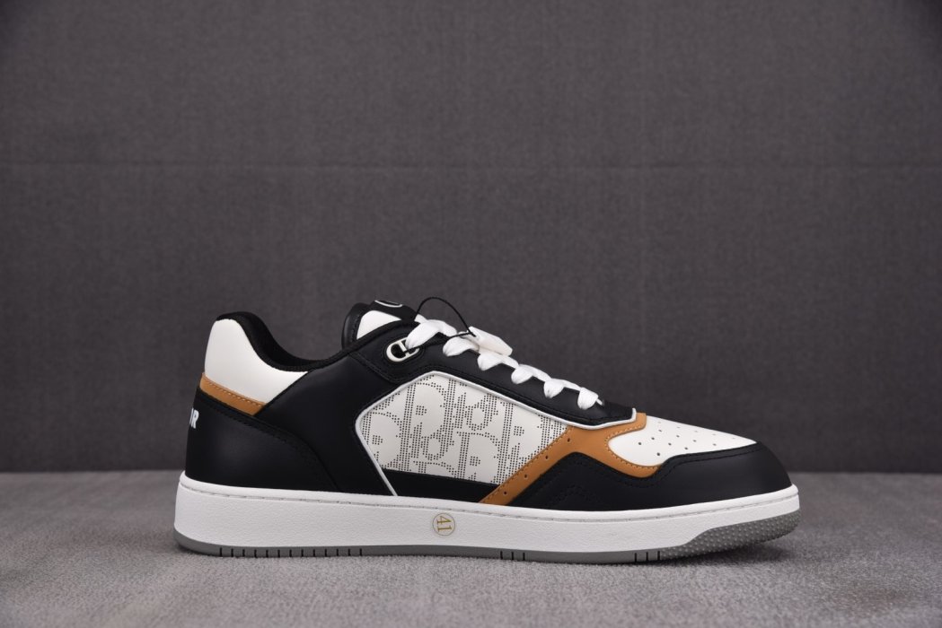 Кроссовки Dior B27 Low Black White фото 2