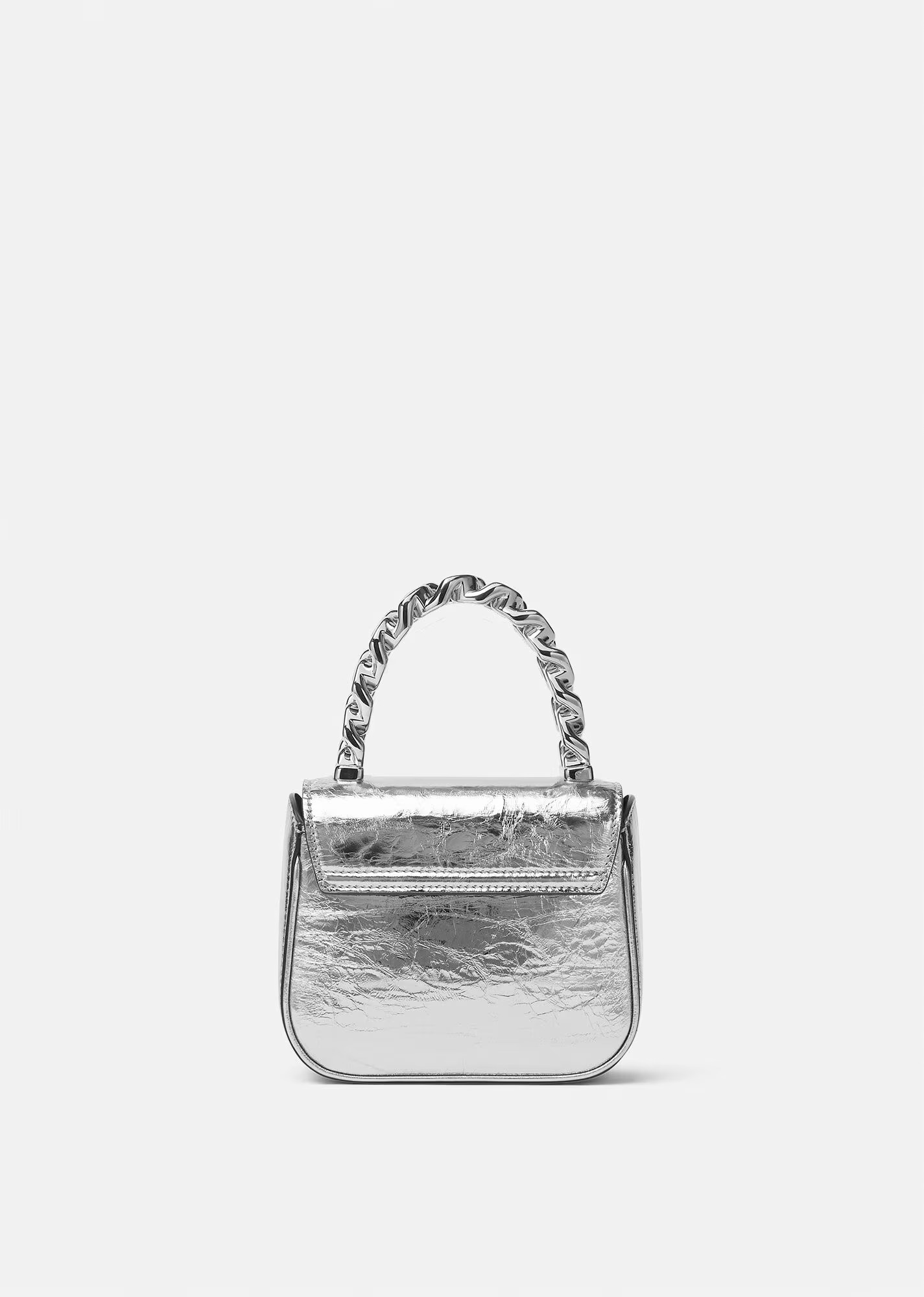 A bag women's silver La Medusa 16 cm фото 3