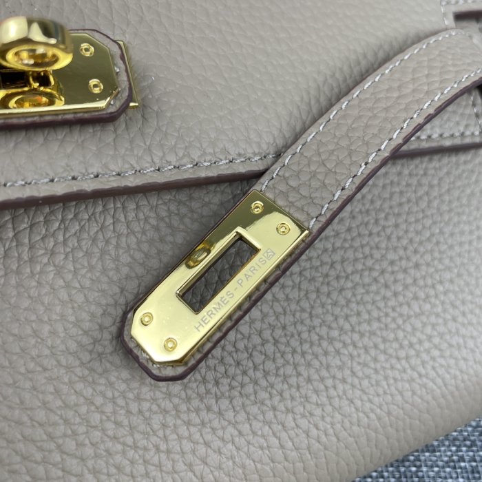 Клатч HERMES Kelly кожаный 24 см фото 4