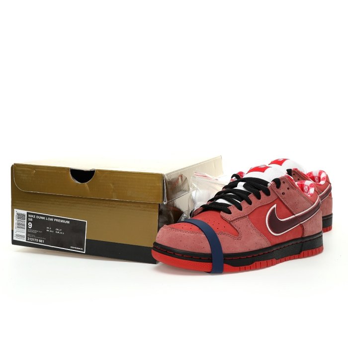 Sneakers ConcePts x Nike SB Dunk Low Red Lobster фото 9
