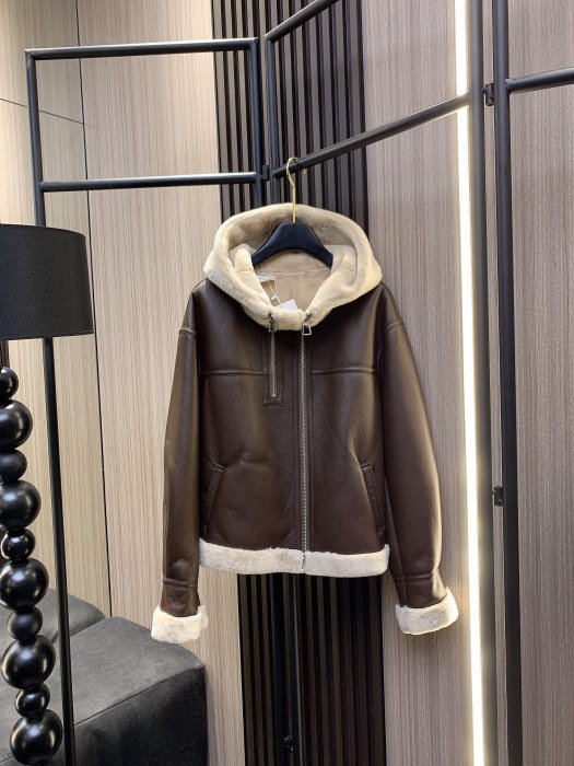 Sheepskin coat women's