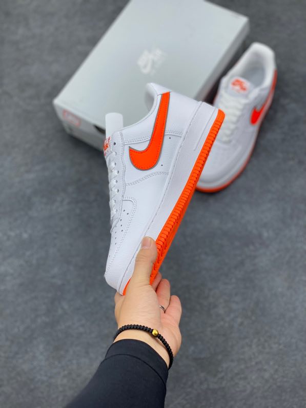 Кроссовки  Air Force 1 07 Low White Orange DX9269-101 фото 3