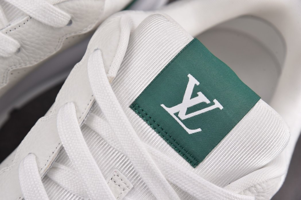 Кроссовки LOUIS VUITTON 2025 Classic White Green фото 9