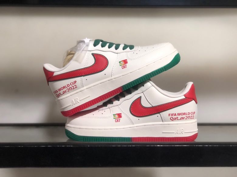 Кроссовки  Air Force 1 07 Low Red Green Limited фото 9