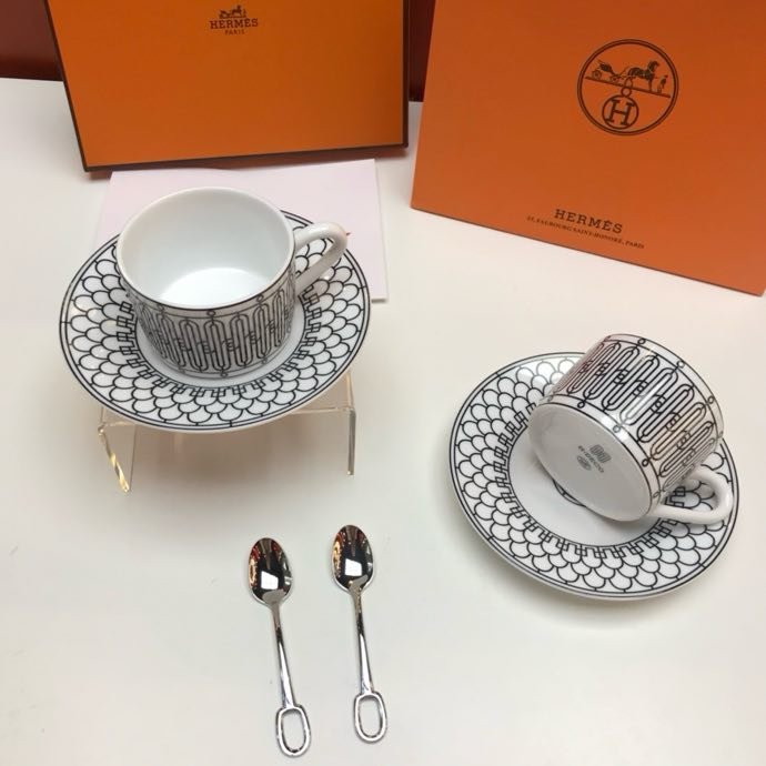 Набор посуды из костяного фарфора серии Hermes H-DECO фото 3