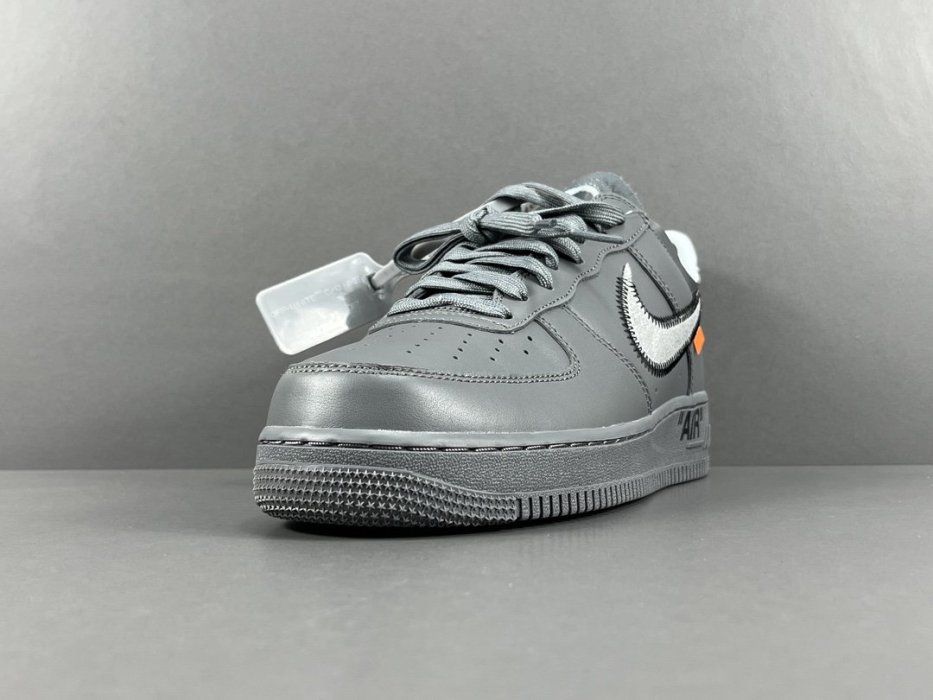 Кросівки Off-White x Nike Air Force 1 Low Grey фото 5