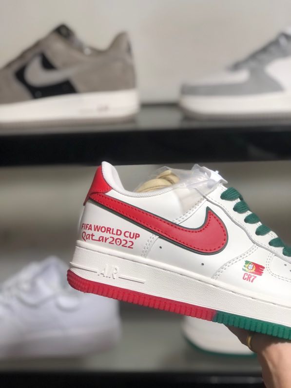 Кроссовки  Air Force 1 07 Low Red Green Limited фото 8