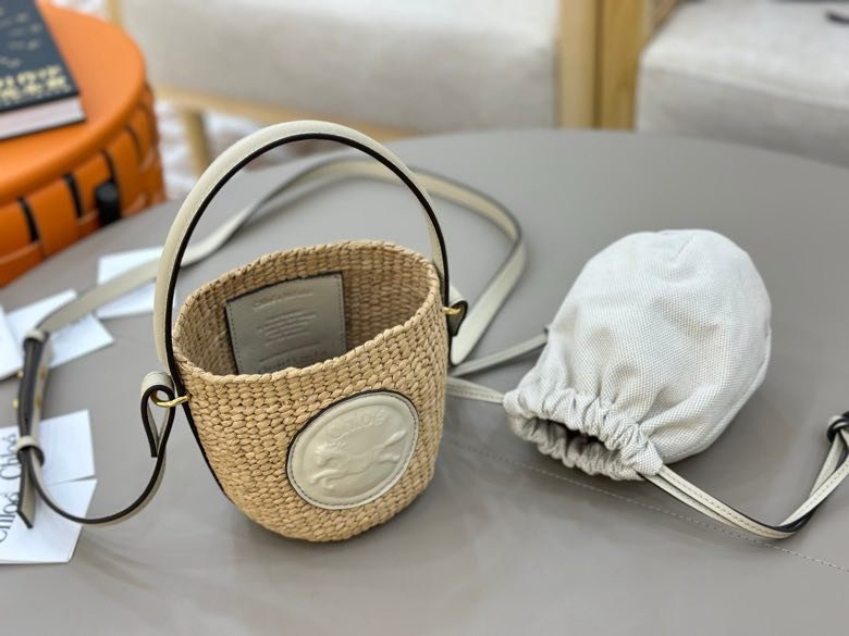 Солом'яний сумка Chloe S25 14 см фото 8