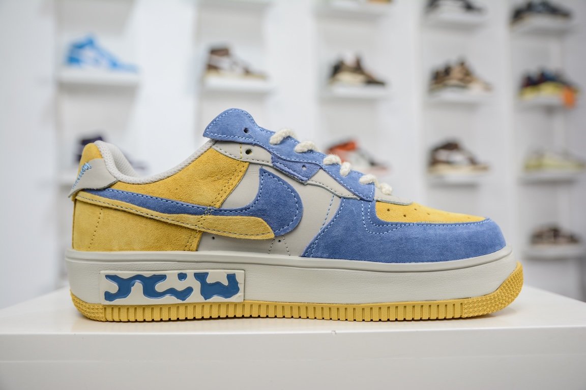 Кроссовки Air Force 1 07 Beach blue фото 3