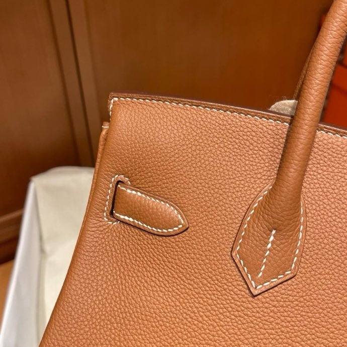 Сумка Birkin 30 в коже Togo фото 6