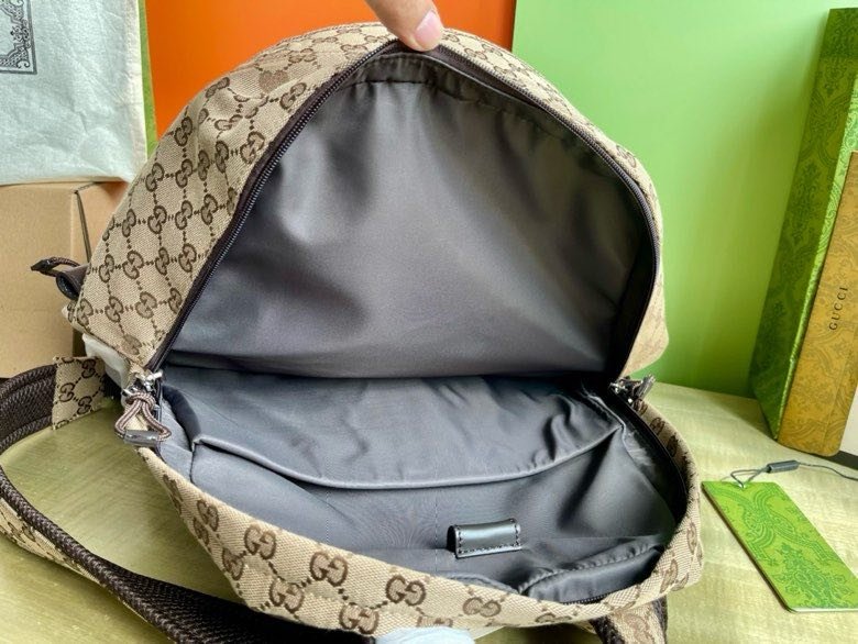 Рюкзак Gucci GG canvas large 40 см фото 7