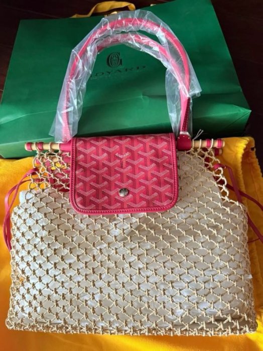 Сумка Goyard Aligre Limited Edition из рафии фото 8