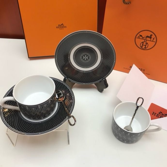 Набор посуды из костяного фарфора серии Hermes H-DECO фото 3