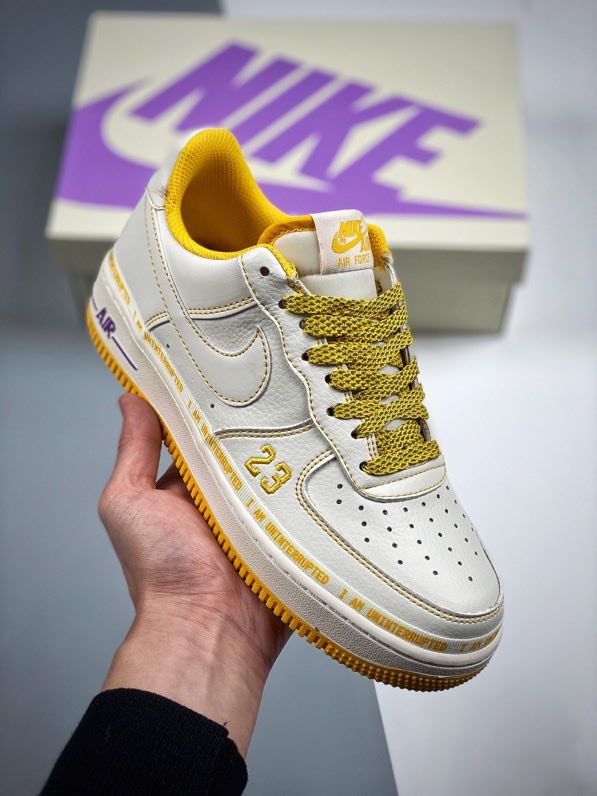 Кросівки Air Force 1 07 Low DW8802-605 Rice White Yellow