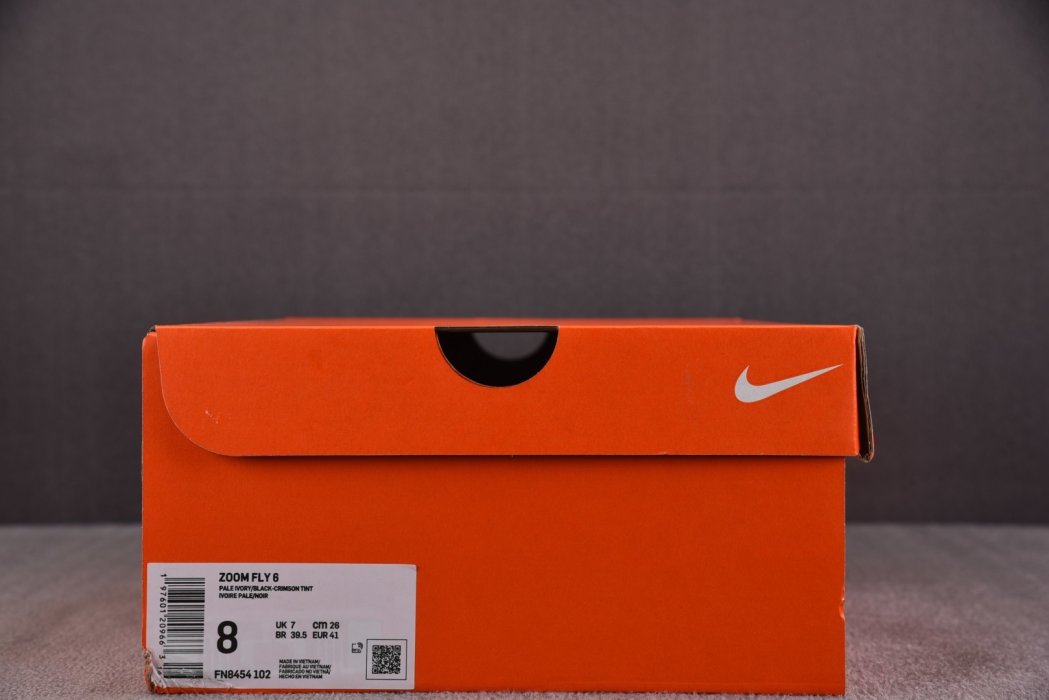 Кроссовки Zoom Fly 6 Pale Ivory Crimson фото 6