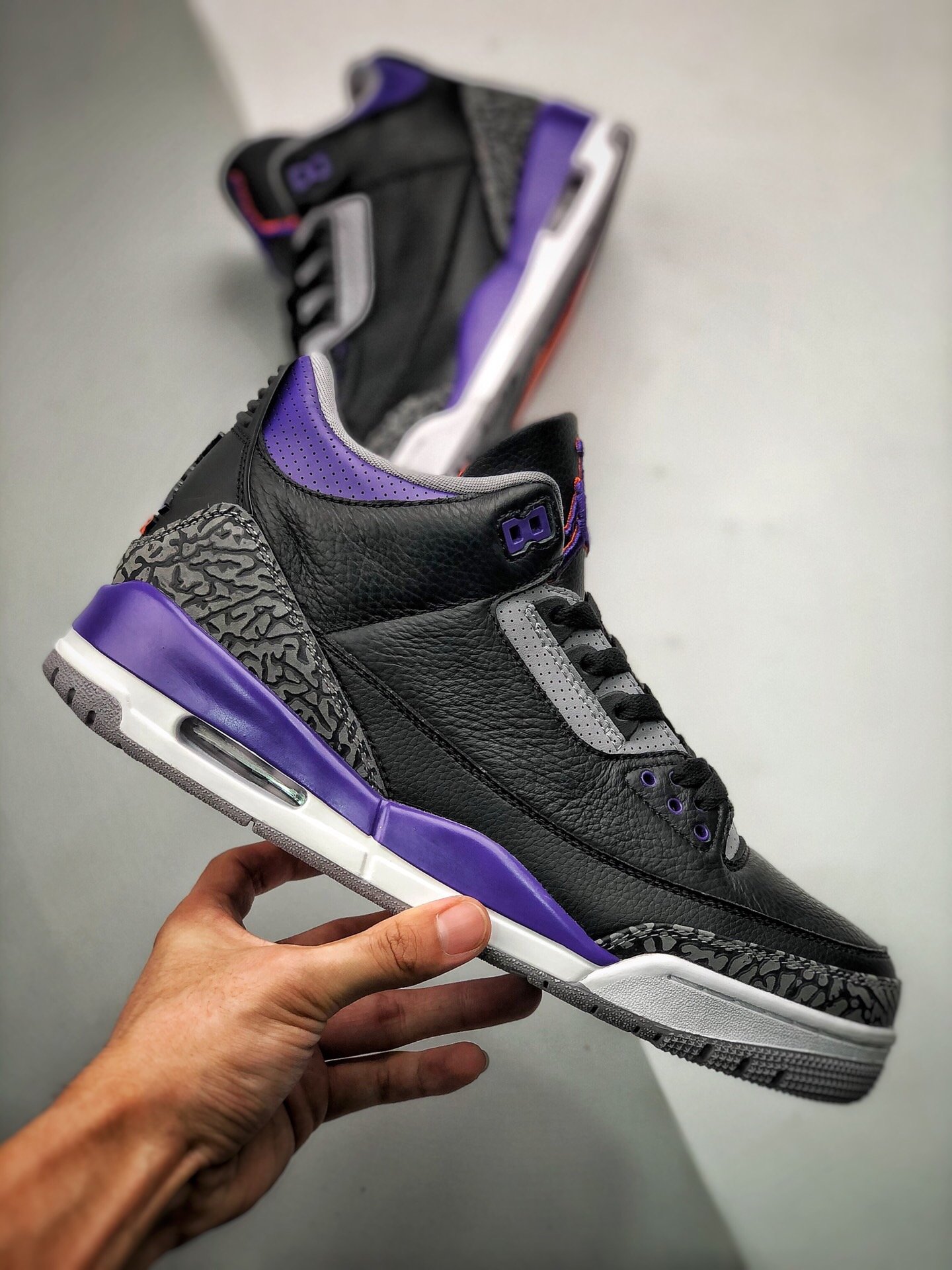 Sneakers Air Jordan 3 Court Purple фото 4