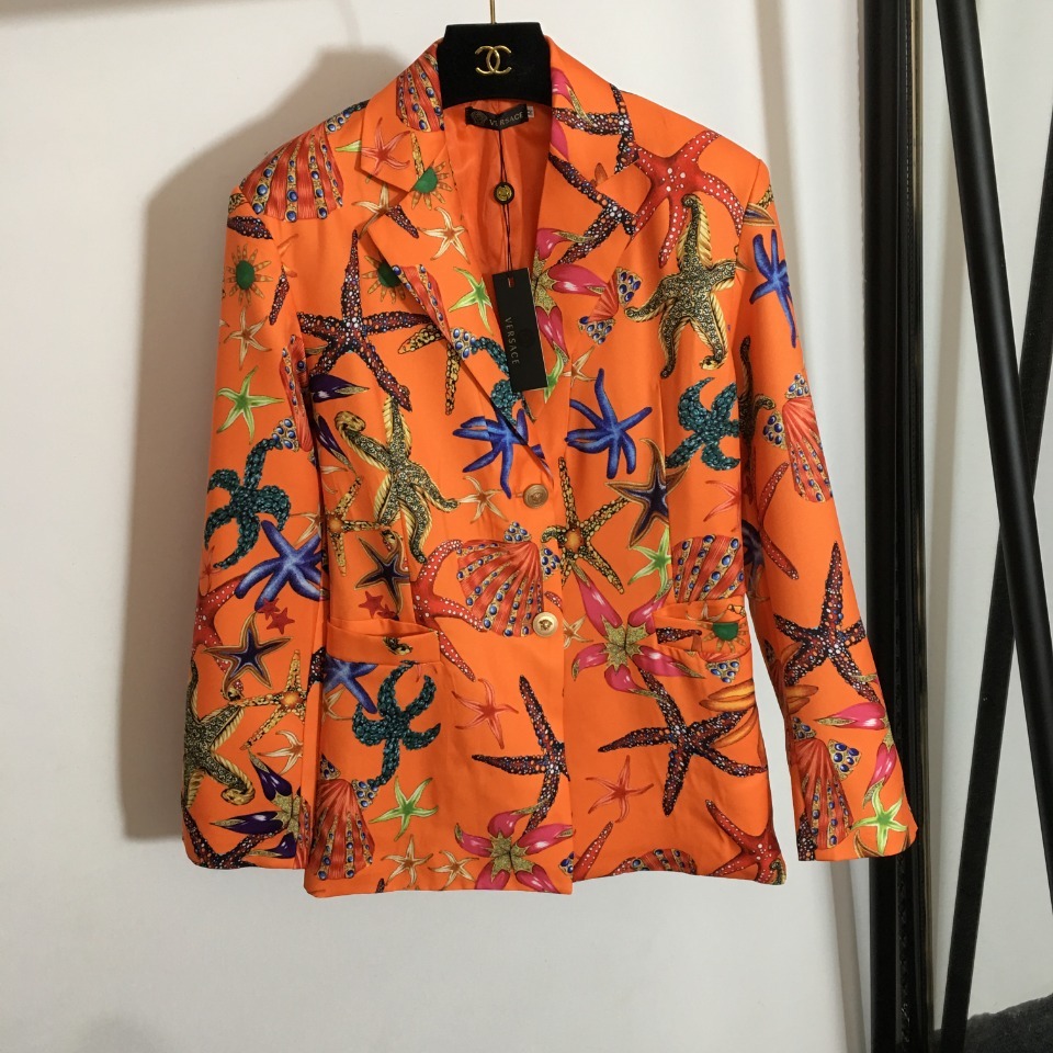 A jacket female Orange