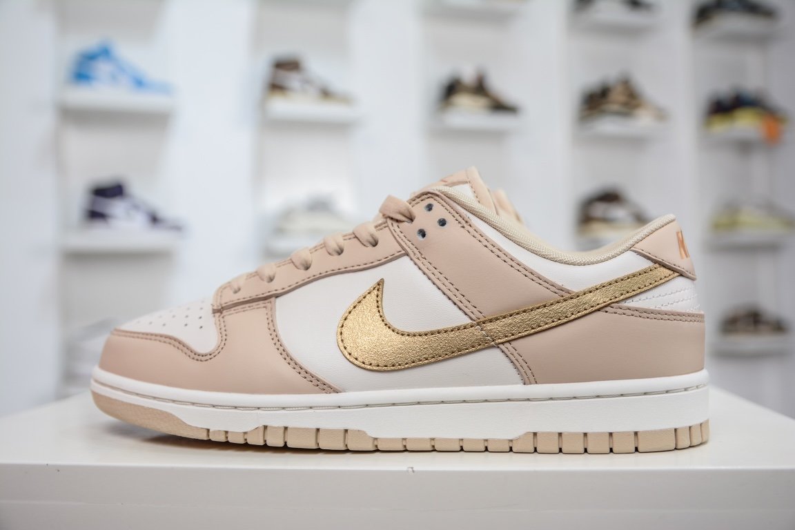 Sneakers Dunk Low Phantom Metallic Gold DX5930-001