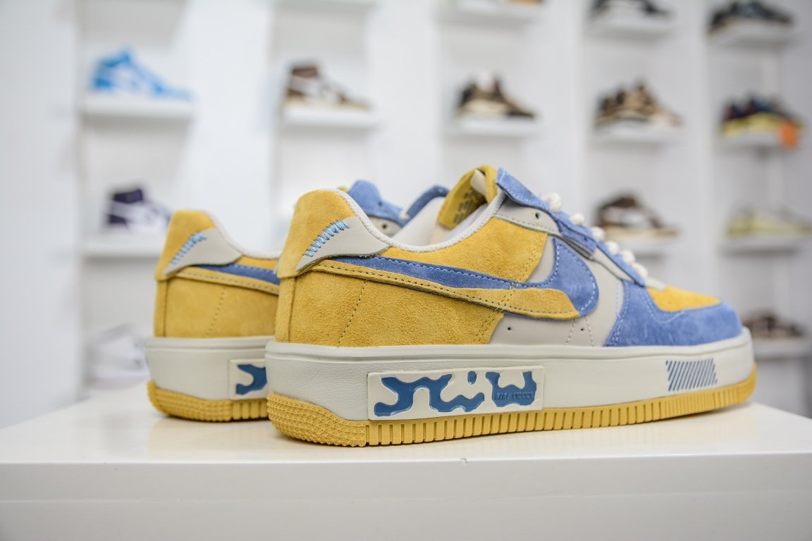 Кроссовки Air Force 1 07 Beach blue фото 6