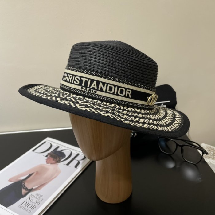 Hat women's wicker