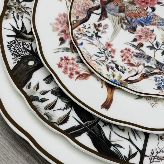 Set crockery of костаного porcelain series Winter garden, 41 subject фото 6