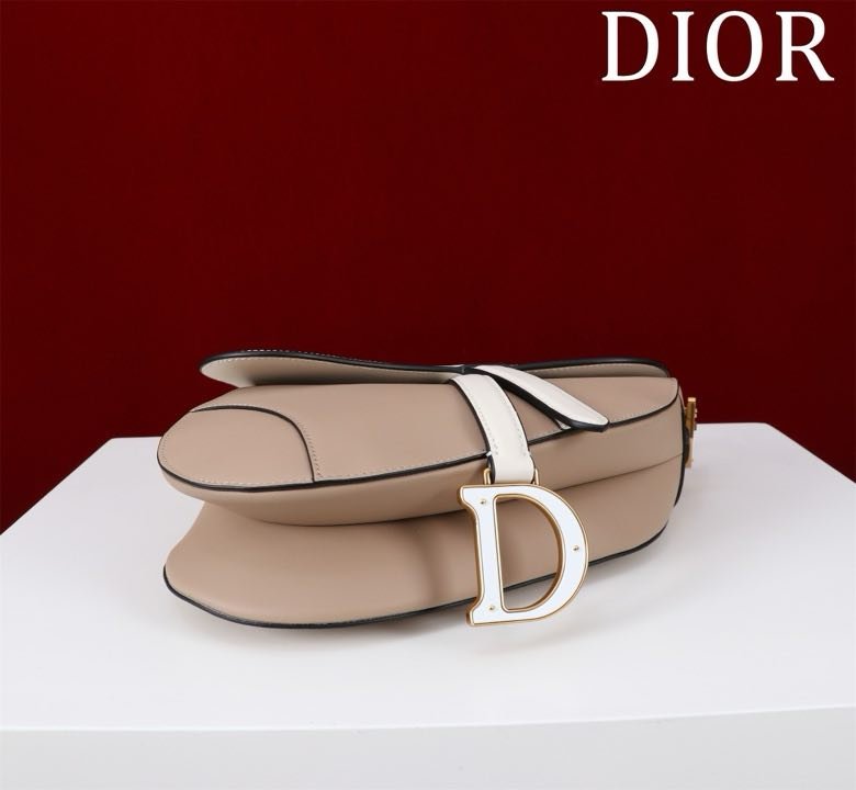 Сумка кожаная Dior Saddle 25 см фото 5