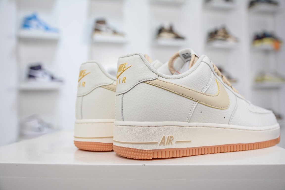 Кроссовки Air Force 1 Low 07 White Cream Gum ML2022-113 фото 6