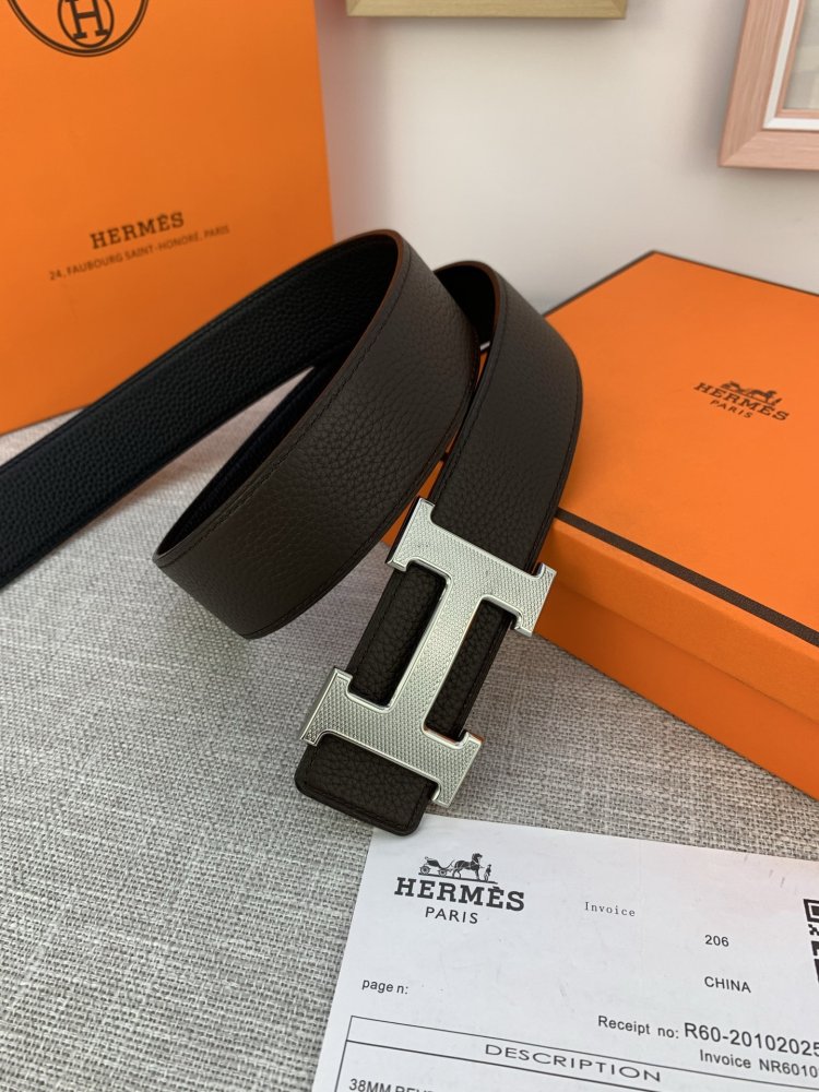 Ремень кожаный 38 мм фото 6