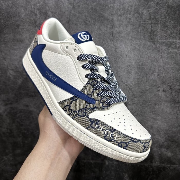 Кроссовки Travis Scott x Fragment Design x Air Jordan 1 Low OG фото 3