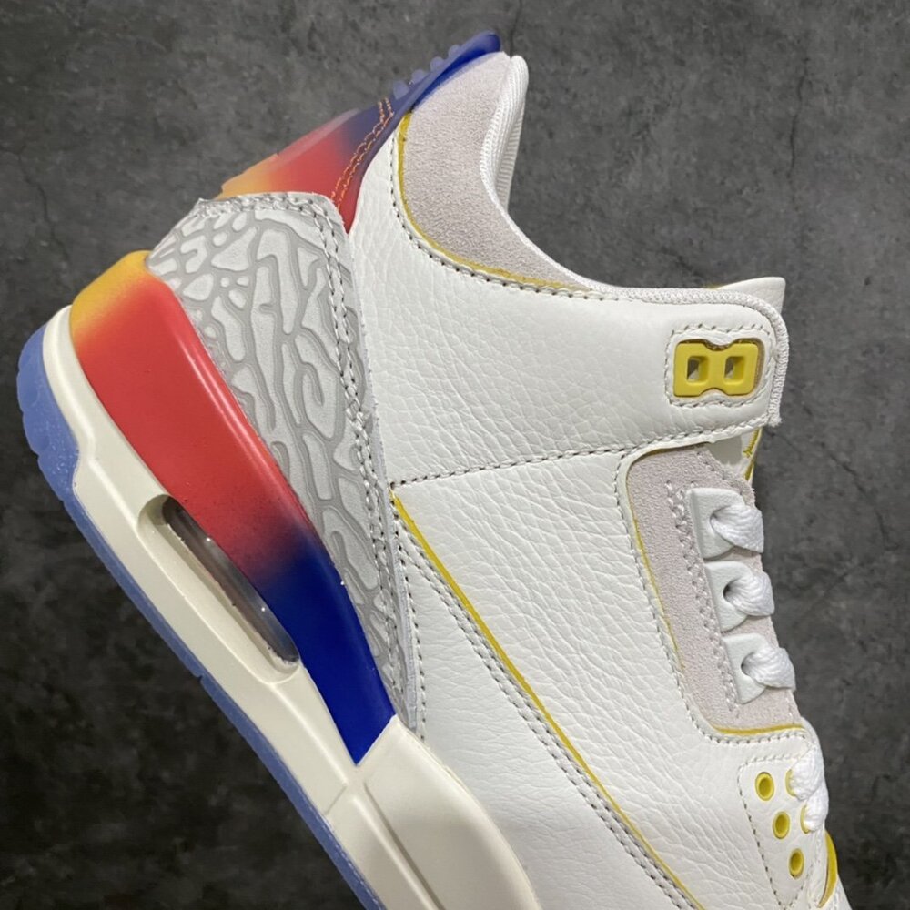 Кроссовки J.Balvin x Air Jordan 3 Retro AJ3 FN0344-901 фото 7