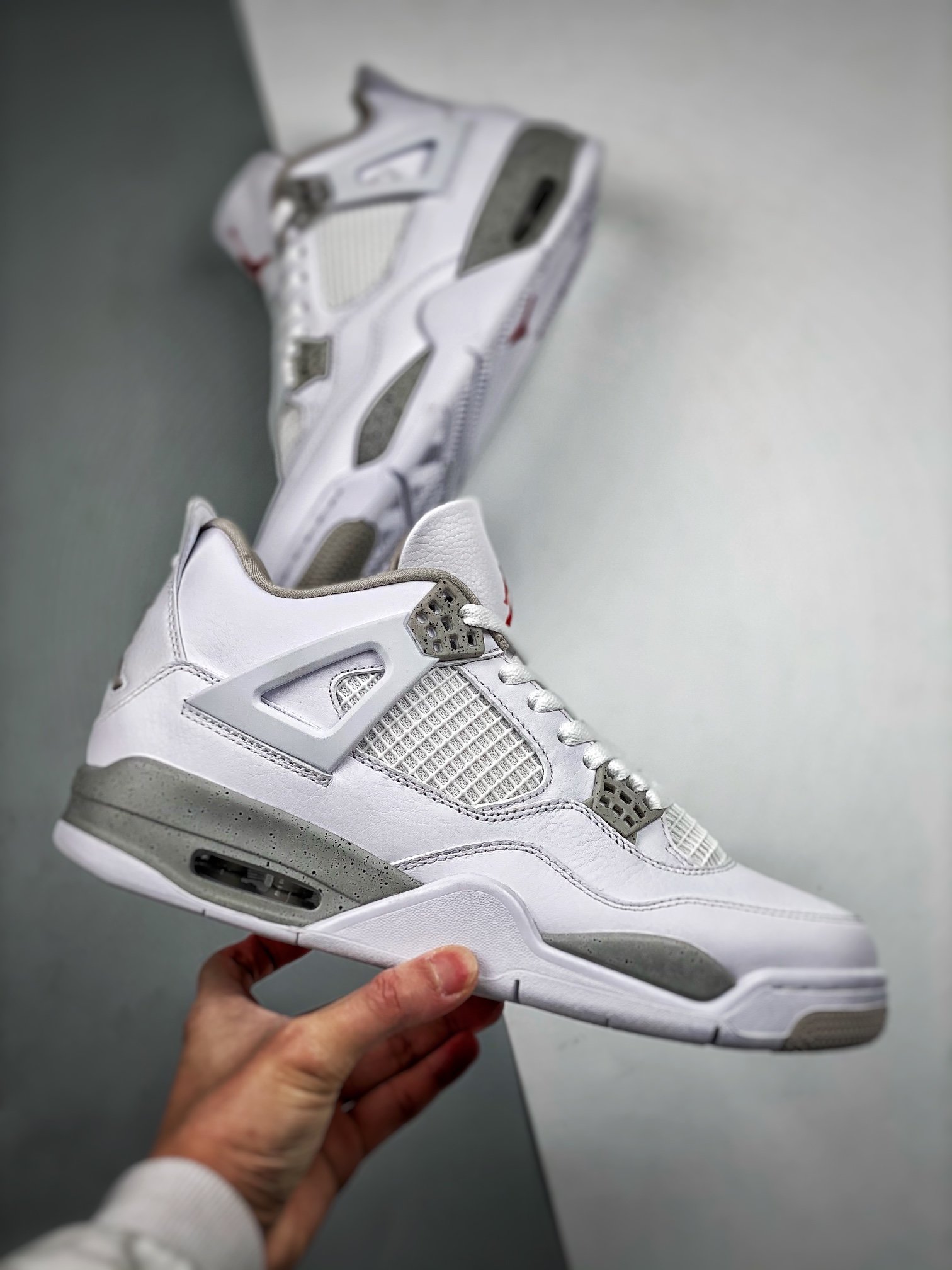 Кросівки Air Jordan 4 Retro Tech White фото 4