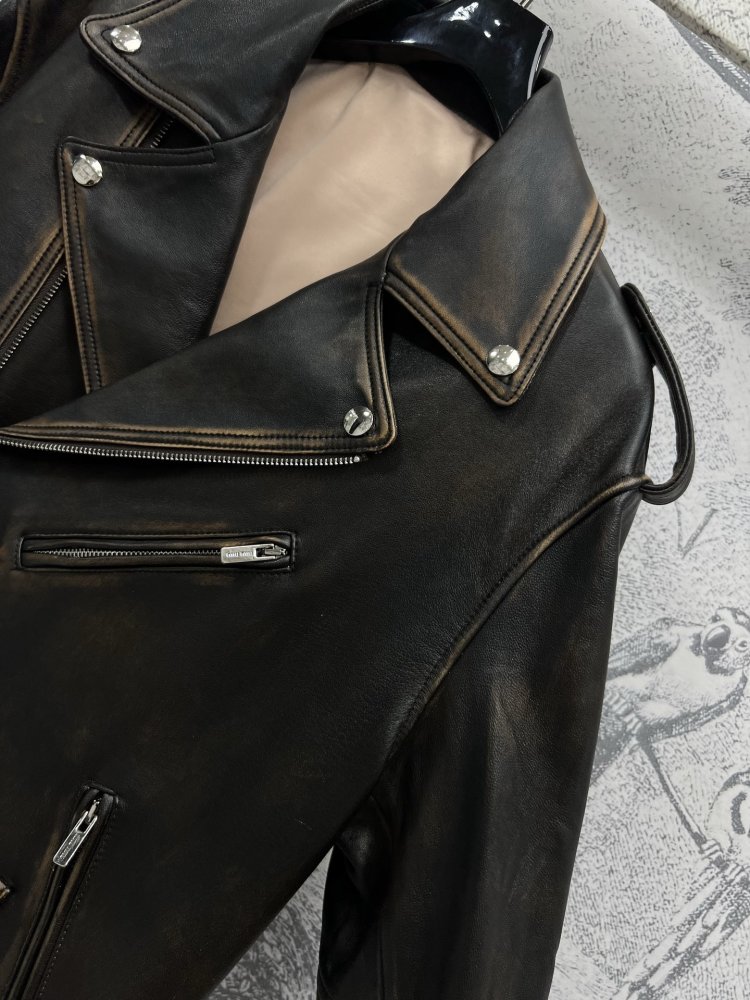 Jacket women's leather фото 5