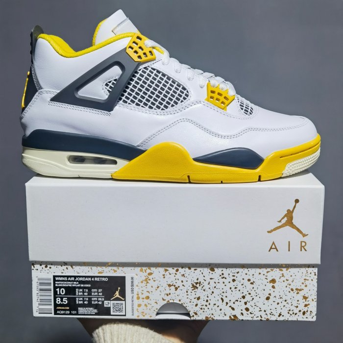 Кроссовки Air Jordan AJ4 Retro AQ9129-101 фото 9