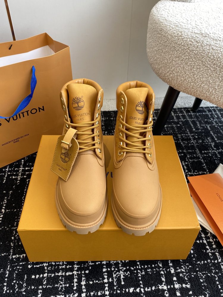 Ботинки женские Louis Vuitton x Timberland