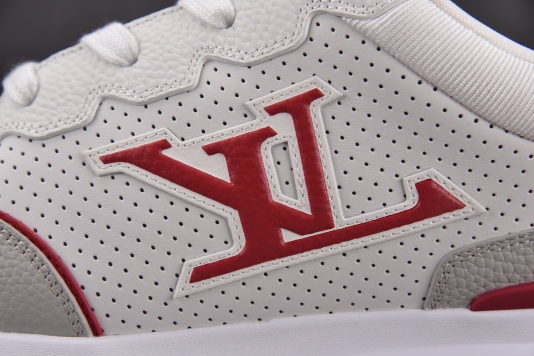 Кроссовки LOUIS VUITTON 2025 Classic White Red фото 12