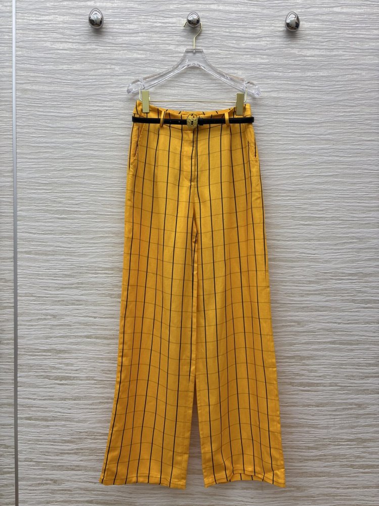 Direct pants of flax