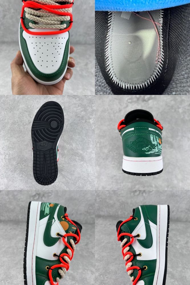 Sneakers Air Jordan 1 Low 553558-062 фото 9