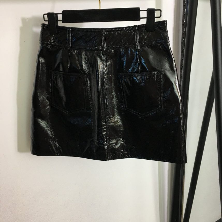 Skirt leather фото 6