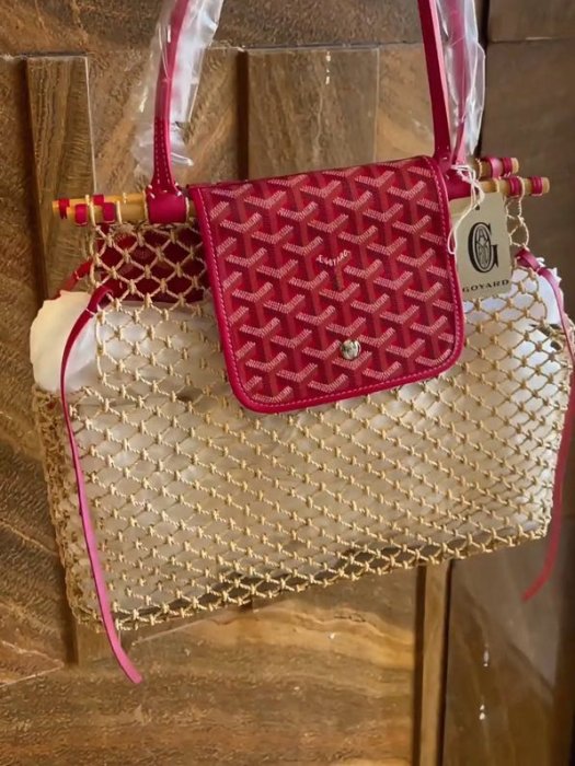 Сумка Goyard Aligre Limited Edition из рафии фото 9