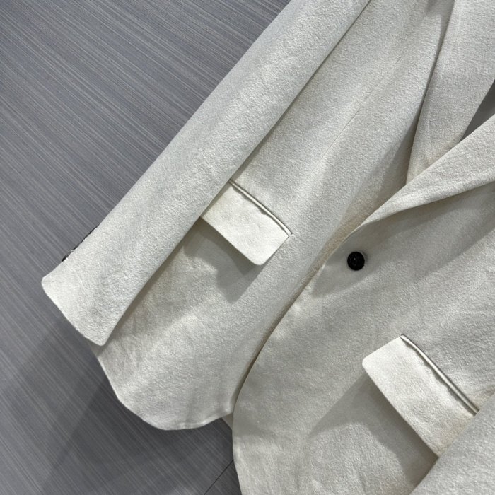 A jacket female linen фото 4